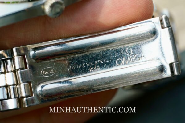 Omega Constellation C-shape Steel Linen dial 168.027 - Hình ảnh 11