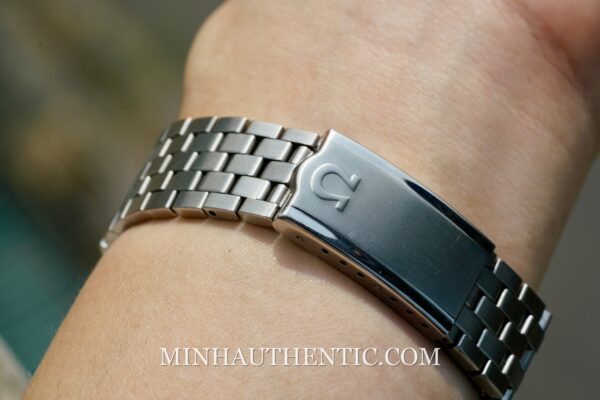 Omega Constellation C-shape Steel Linen dial 168.027 - Hình ảnh 13
