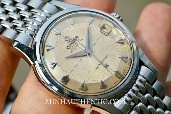 Omega Constellation Pie Pan Arrowhead Steel 14393 61 SC - Hình ảnh 8