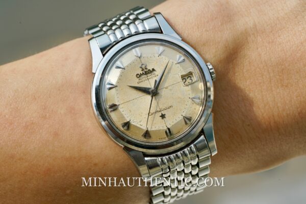 Omega Constellation Pie Pan Arrowhead Steel 14393 61 SC - Hình ảnh 12