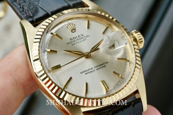 Rolex Datejust 1601 14k Gold Alpha hands - Hình ảnh 16