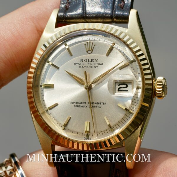 Rolex Datejust 1601 14k Gold Alpha hands