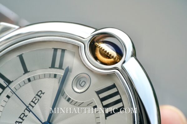 Cartier Ballon Bleu 42mm Automatic 18k Gold Steel W69009Z3