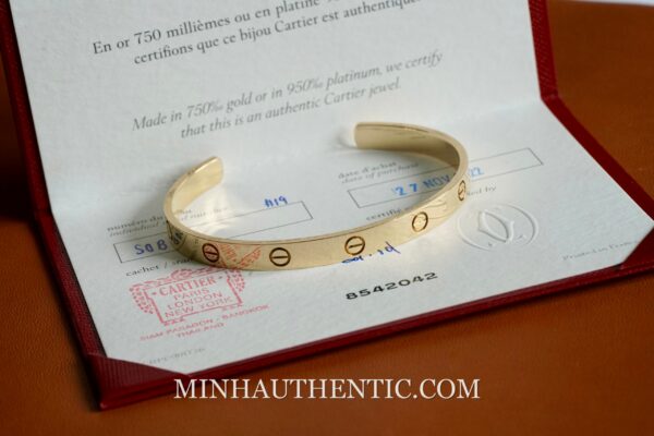 Cartier LOVE Cuff 18k Yellow gold