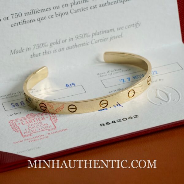 Cartier LOVE Cuff 18k Yellow gold