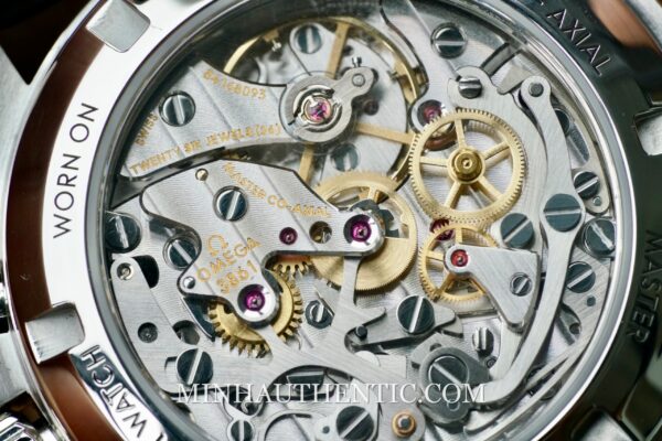 Omega Moonwatch Sapphire 3861 Dây Da 310.32.42.50.01.002 - Hình ảnh 11