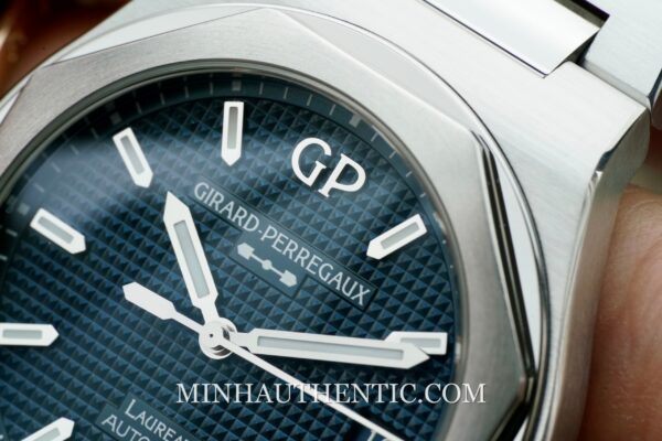 Girard Perregaux Laureato 38mm Midnight Blue 81005-11-3460-1CM - Hình ảnh 6