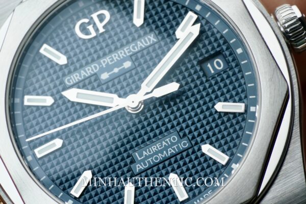 Girard Perregaux Laureato 38mm Midnight Blue 81005-11-3460-1CM - Hình ảnh 10