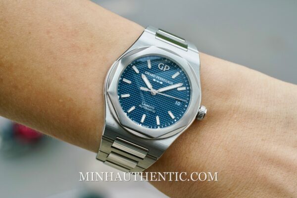 Girard Perregaux Laureato 38mm Midnight Blue 81005-11-3460-1CM - Hình ảnh 4