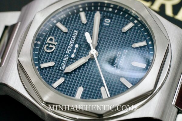Girard Perregaux Laureato 38mm Midnight Blue 81005-11-3460-1CM - Hình ảnh 3