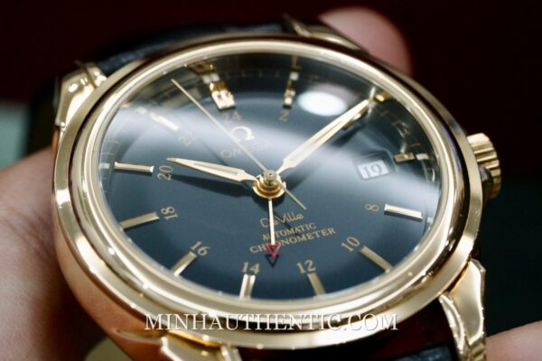 Omega De Ville GMT Blue Yellow Gold 4633.80.33 - Hình ảnh 5