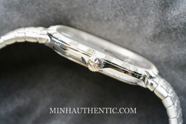 Vacheron Constantin Historiques Square Basket Weave 18k White Gold 31095 - Ảnh 12