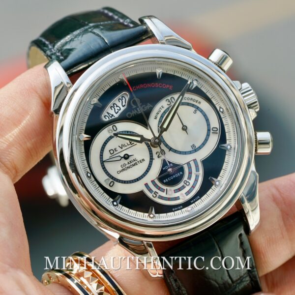 Omega De Ville Chronoscope Palladium MOP dial 4630.53.31