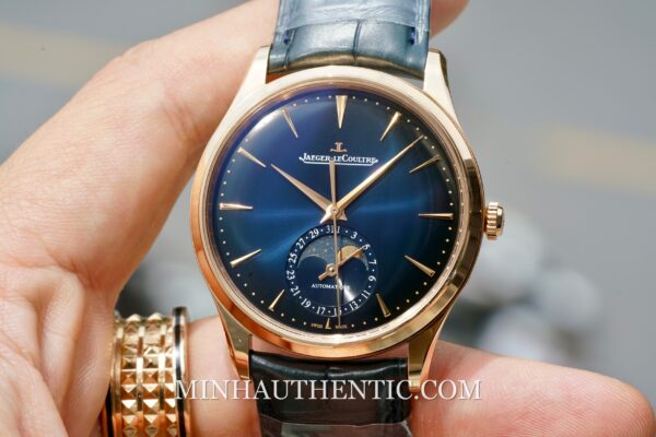 Jaeger LeCoultre Master Ultra Thin Moon Blue 18k Rose Gold Q1362580