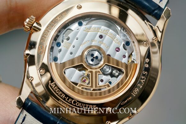 Jaeger LeCoultre Master Ultra Thin Moon Blue 18k Rose Gold Q1362580 - Ảnh 9