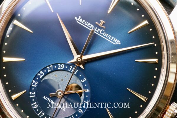 Jaeger LeCoultre Master Ultra Thin Moon Blue 18k Rose Gold Q1362580 - Ảnh 2
