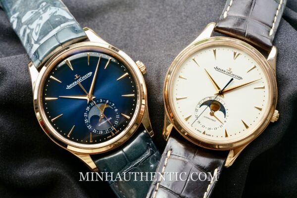 Jaeger LeCoultre Master Ultra Thin Moon Blue 18k Rose Gold Q1362580 - Ảnh 13