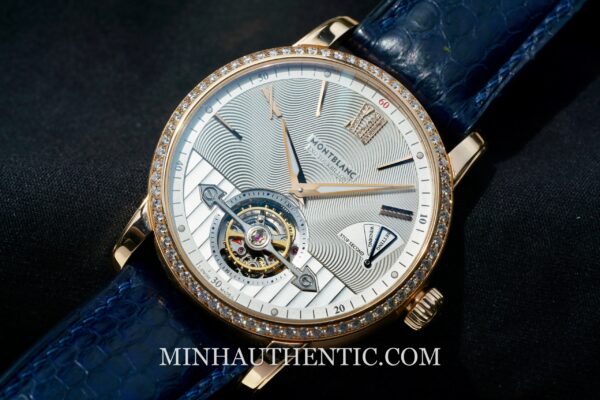 Montblanc ExoTourbillon Slim Diamond Rose Gold 116523 - Ảnh 13