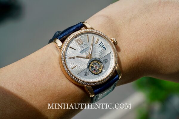 Montblanc ExoTourbillon Slim Diamond Rose Gold 116523 - Ảnh 4