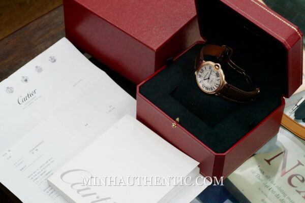 Cartier Ballon Bleu 42mm Rose gold WGBB0017 - Ảnh 6