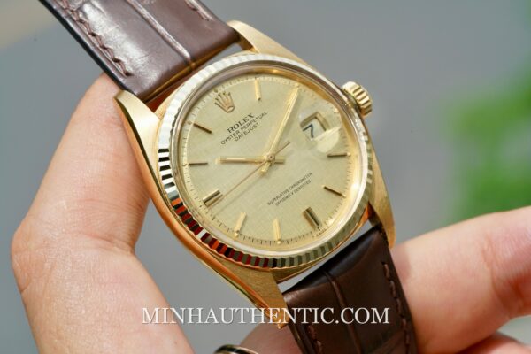 Rolex Datejust 1601 18k Gold - Ảnh 9
