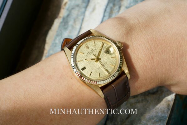Đồng hồ nam Rolex Datejust 1601 18k Gold