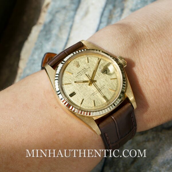 Đồng hồ nam Rolex Datejust 1601 18k Gold