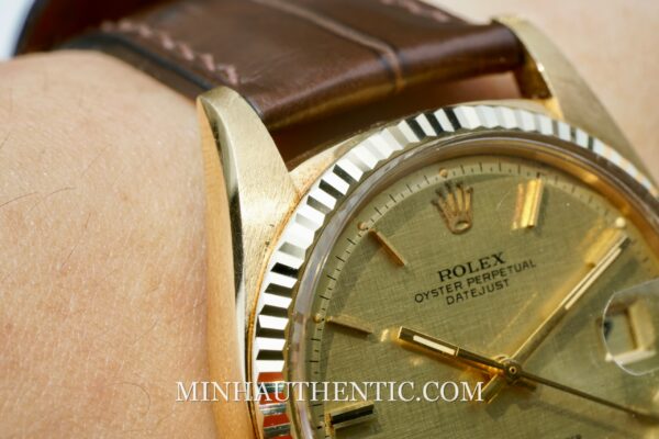 Rolex Datejust 1601 18k Gold - Ảnh 15