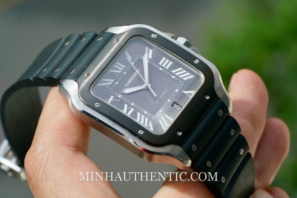 Cartier Santos Large ADLC Steel WSSA0037 - Ảnh 6