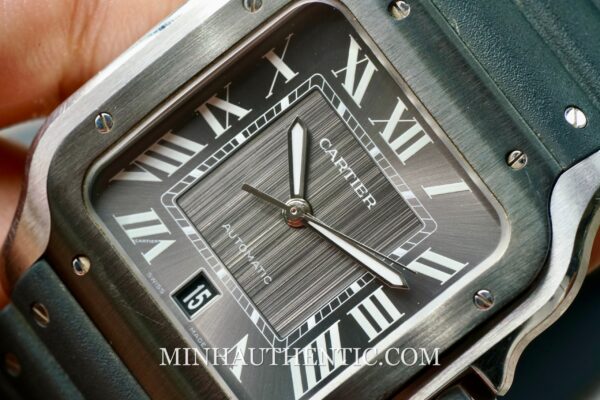 Cartier Santos Large ADLC Steel WSSA0037 - Ảnh 4