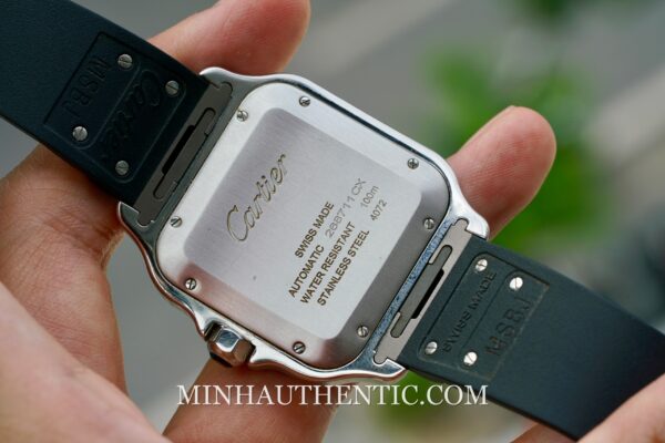Cartier Santos Large ADLC Steel WSSA0037 - Ảnh 11