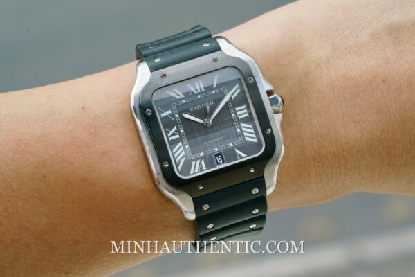 Cartier Santos Large ADLC Steel WSSA0037