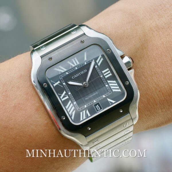 Cartier Santos Large ADLC Steel WSSA0037