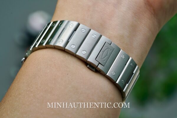 Cartier Santos Large ADLC Steel WSSA0037 - Ảnh 14