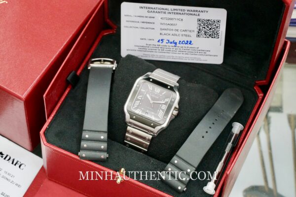 Cartier Santos Large ADLC Steel WSSA0037